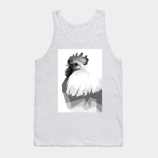 chicken awesome color grayscale Tank Top